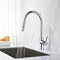 Kibi Circular Single Handle Pull Down Kitchen Faucet KKF2013CH - alternate 2